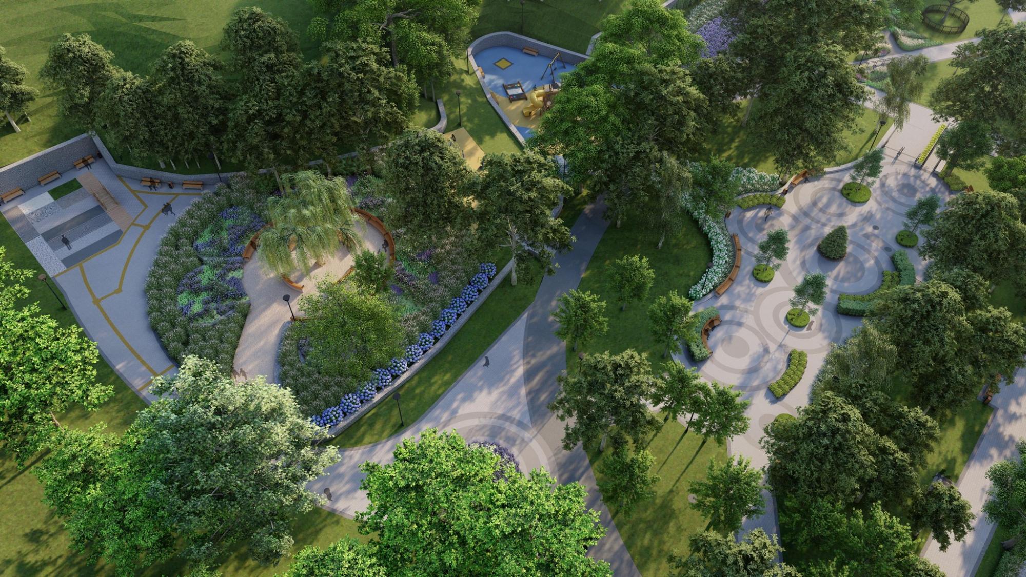 С ароматравами и дождевым садом. Смотрите, как изменится Павловский сквер (фото)