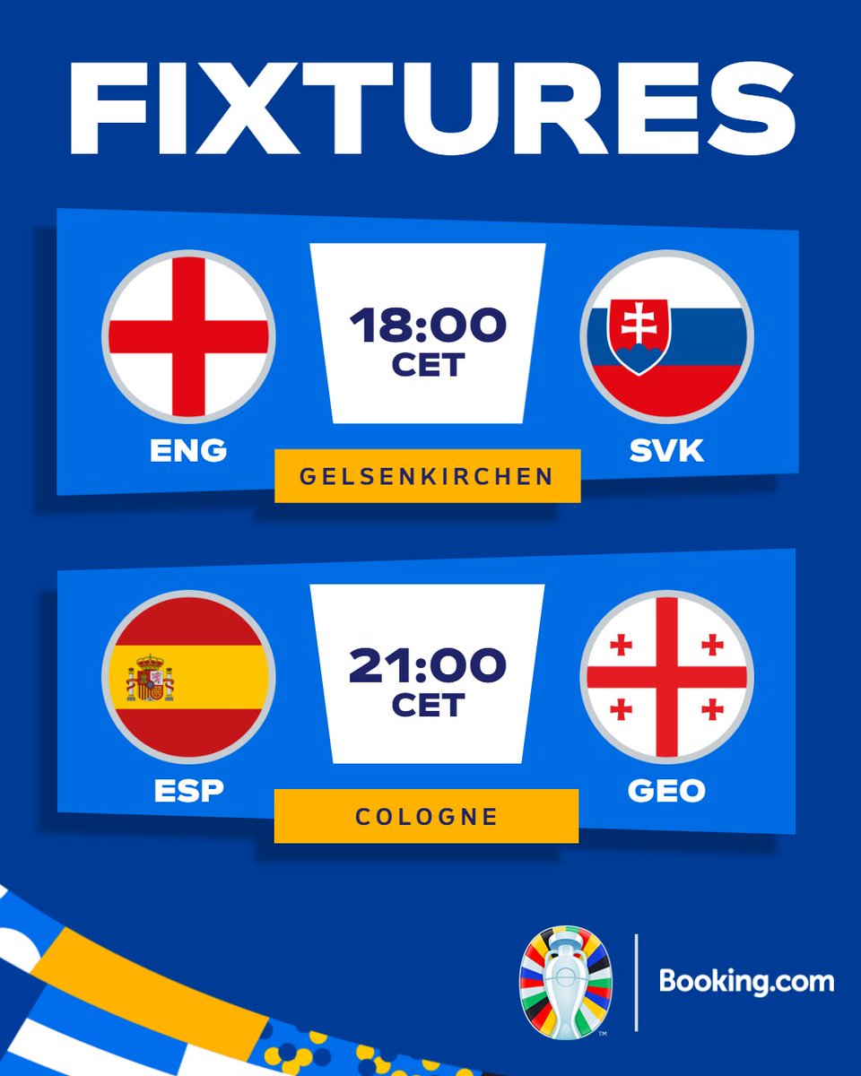 Евро-2024: полное расписание матчей 30 июня