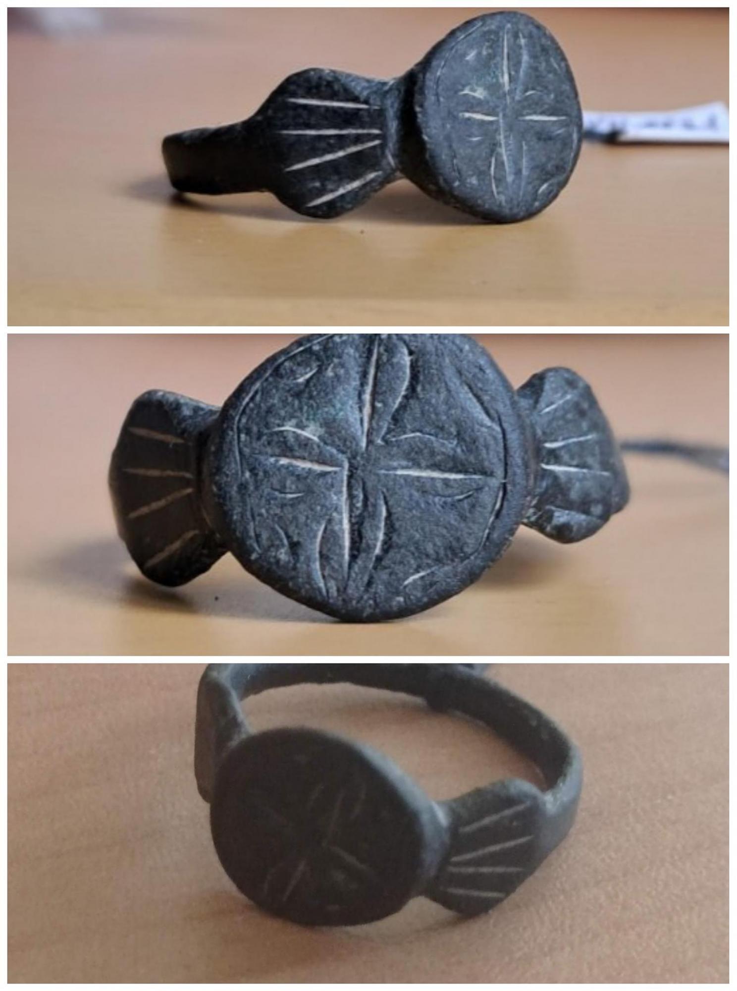 На Волыни нашли древнерусский бронзовый перстень XVII века, который в древности защищал от бед