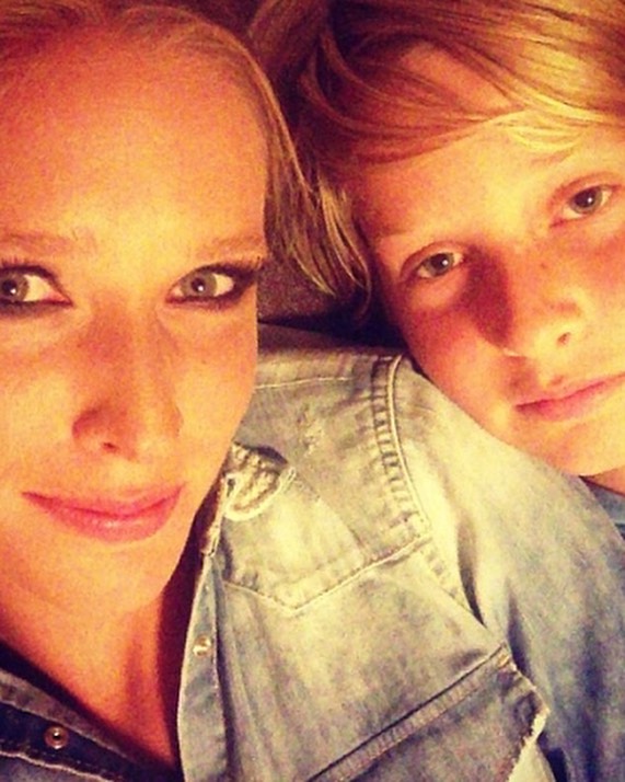 Осадча показалася з дорослим сином, який навчається за кордоном (фото)