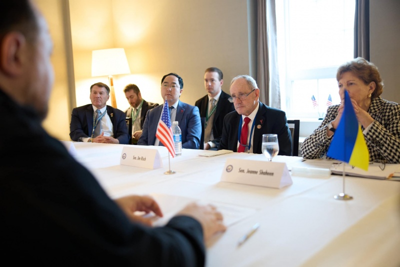 Ukrainian Parliament meets with US Congress on Ukraine support
