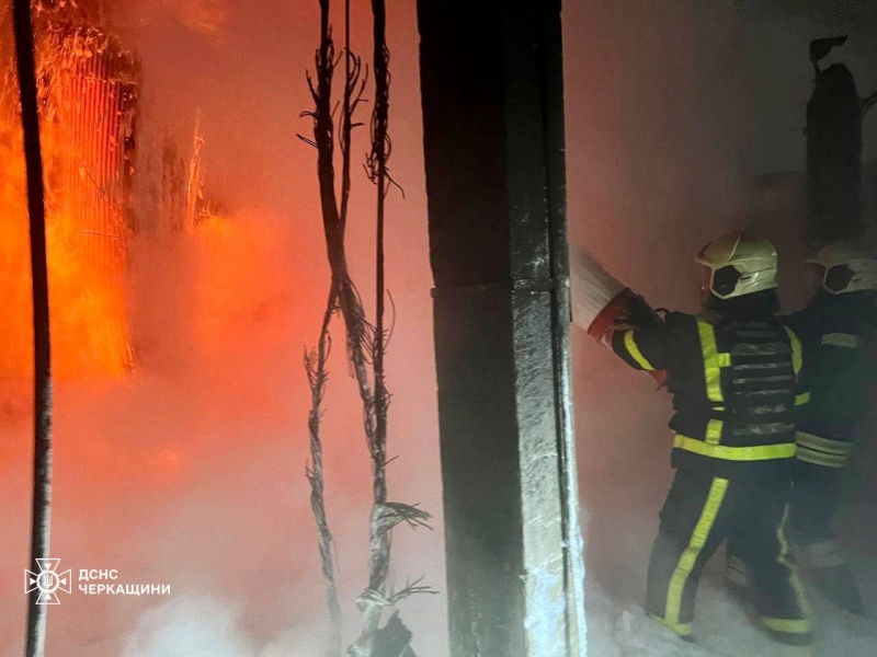 Drones hit critical infrastructure in Cherkasy: Aftermath photos