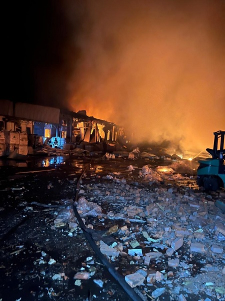 Eight Shahed drones strike Sumy, aftermath footage emerges