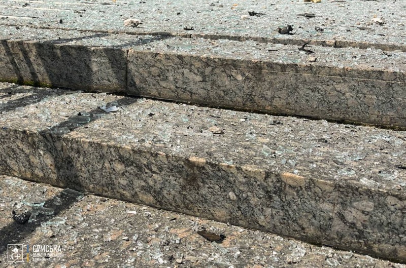 Russian drone hits Ukraine's Sumy government building — see the damage (photos)