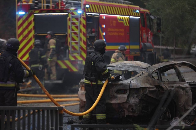 Russian massive drone strike on Dnipro: Medical center and dental clinic hit, one dead