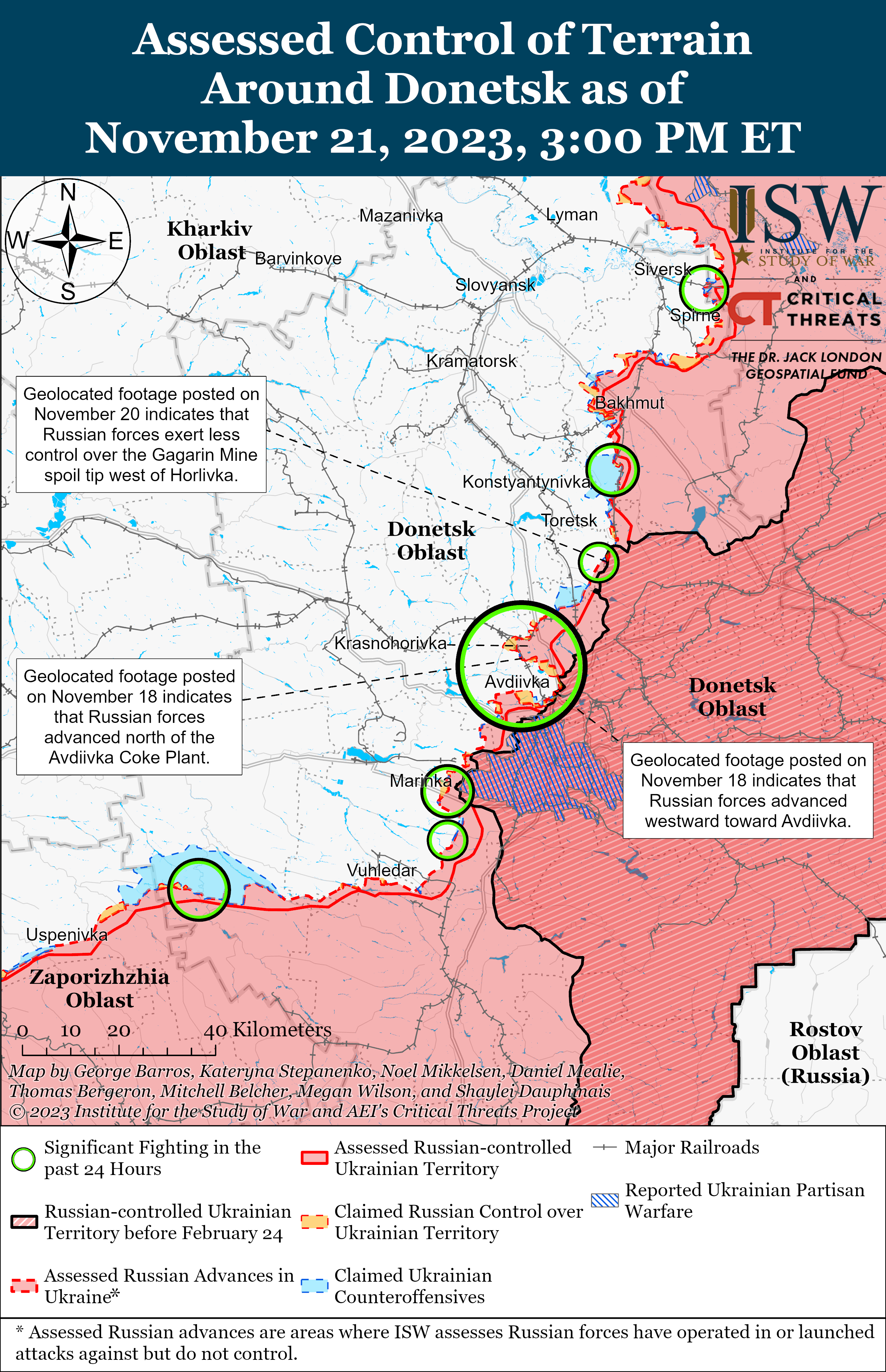 Украинские войска продвинулись на левом берегу в Херсонской области: карты ISW