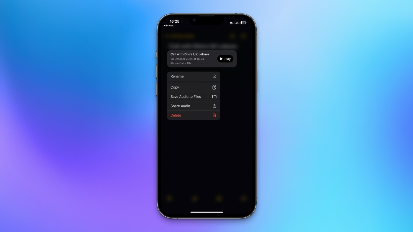 Как записать телефонный разговор на iPhone без установки сторонних приложений