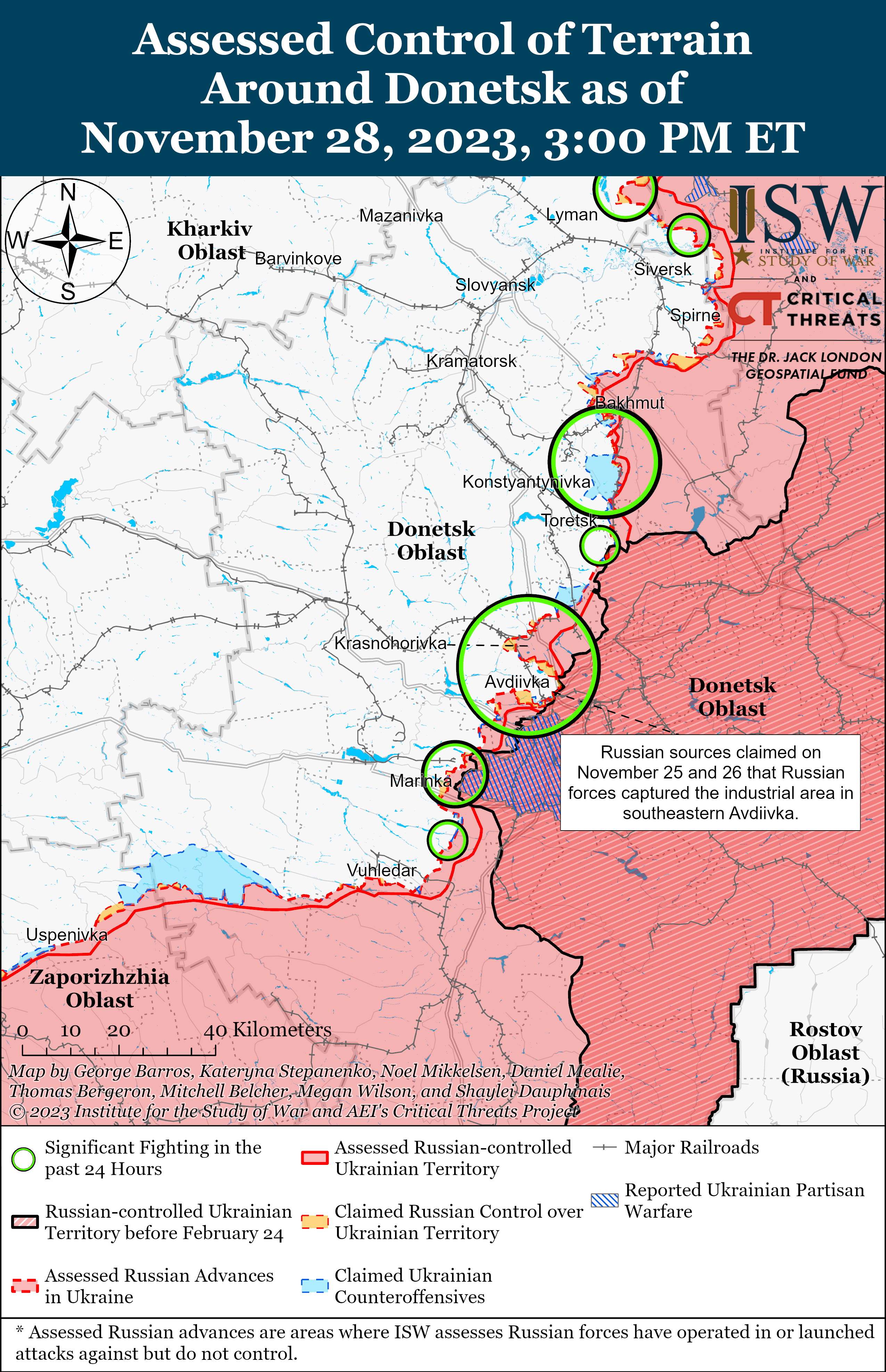 Українські війська атакували на лівому березі Херсонської області: карти ISW