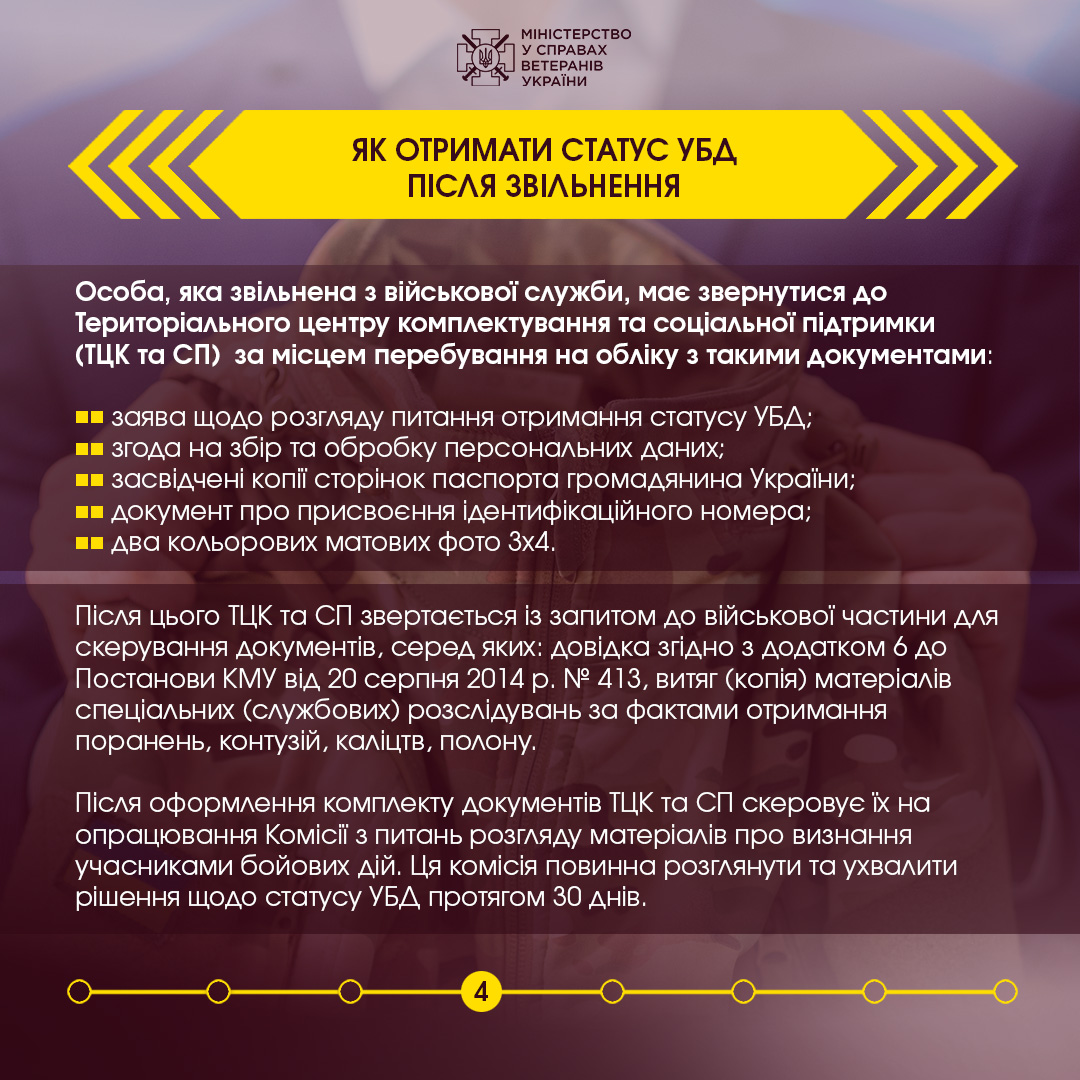 УБД під час війни: як отримати статус і що для цього потрібно