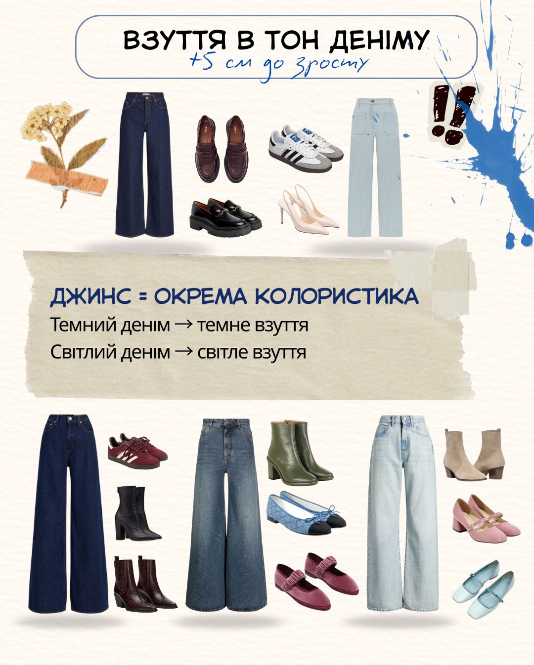 Золоте правило стилю: як взуття й штани додають до 10 см зросту без підборів
