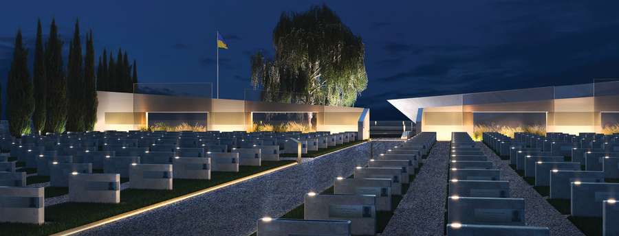 Більше нагадує сквер, ніж цвинтар: створили особливі проєкти для військових поховань (фото)