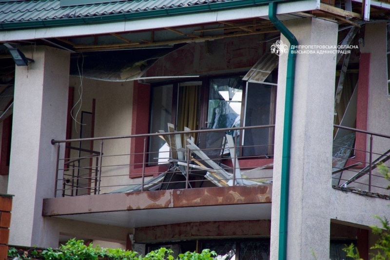 Dnipro experiences Russia's overnight attack with burning houses and damage