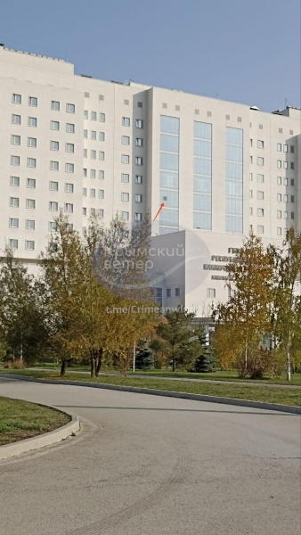 Crimean hospital damaged as Russian air defenses repel drone attack