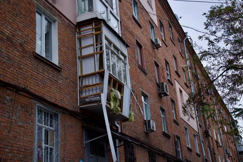 Russian drones strike Ukrainian city of Dnipro: Media building and homes damaged