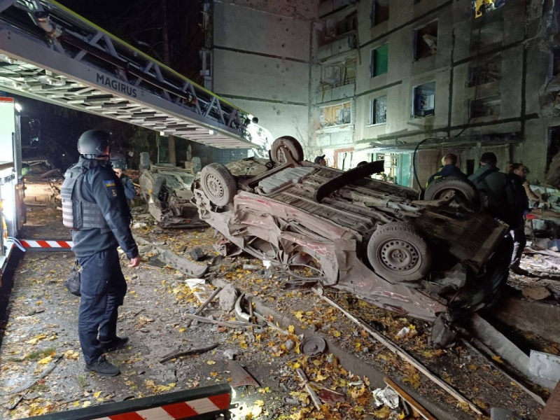 Russian attack on Kharkiv: One child killed, building may collapse
