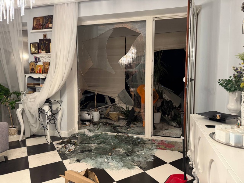 Russian strike damages homes in Odesa as apartment burns, woman injured