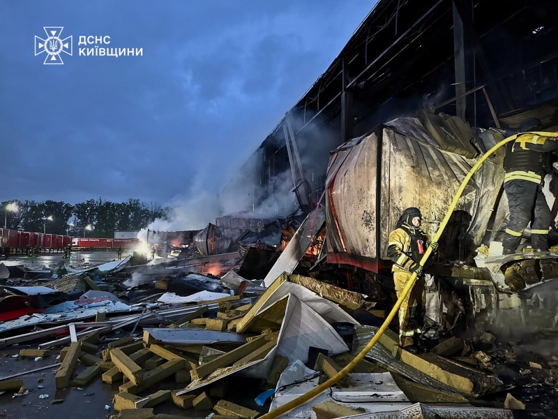 Russian missile and drone attack damages homes across Kyiv region, child among injured