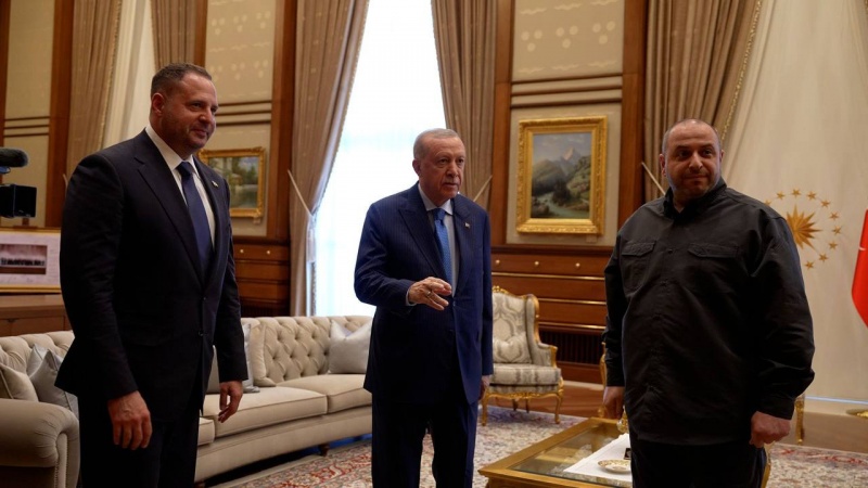 Ukrainian delegation meets with Erdoğan ahead of talks with Russia