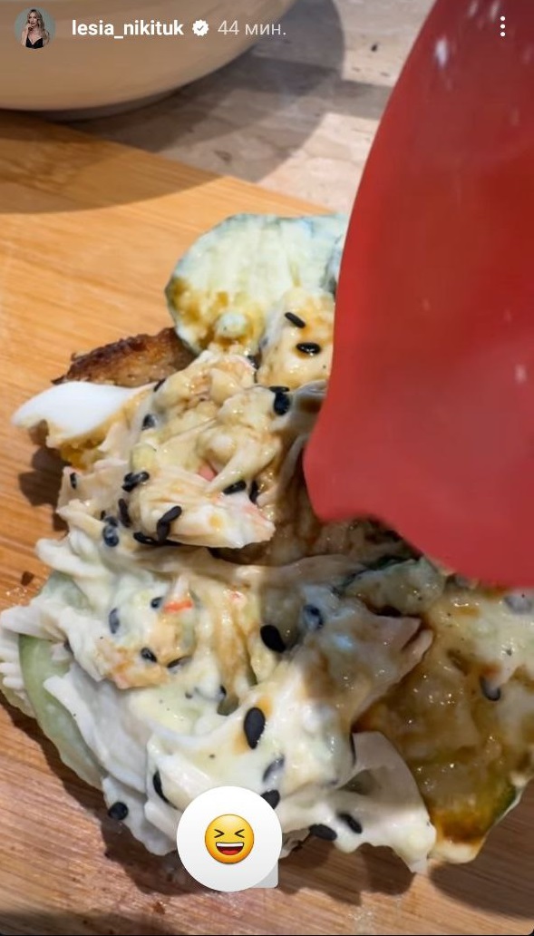 Леся Никитюк сделала хваленый салат из ТікТока и допустила ошибку: что произошло