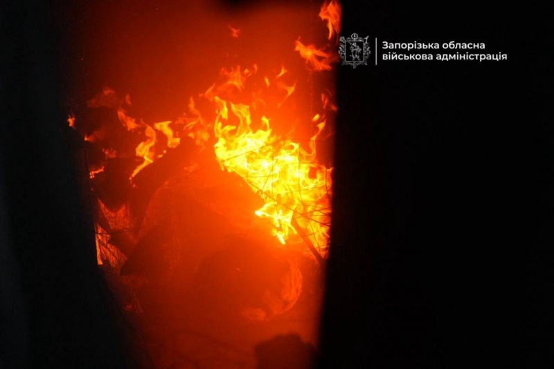 House destroyed, market on fire in Zaporizhzhia: Women killed, child among injured