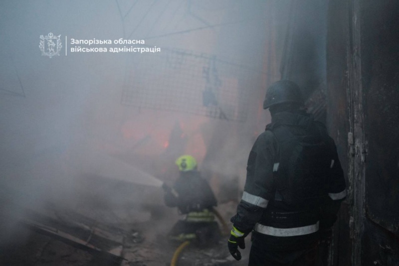 House destroyed, market on fire in Zaporizhzhia: Women killed, child among injured