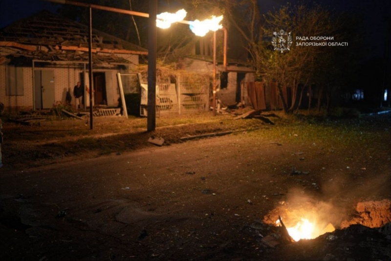 House destroyed, market on fire in Zaporizhzhia: Women killed, child among injured