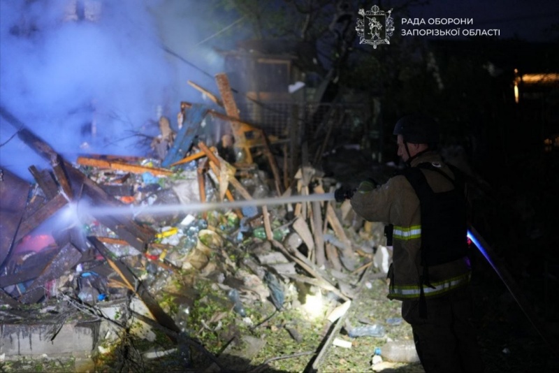 House destroyed, market on fire in Zaporizhzhia: Women killed, child among injured