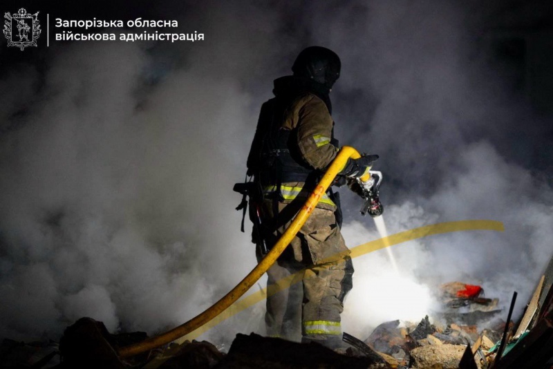 Zaporizhzhia hit overnight: Dozens of homes, school, and cars damaged