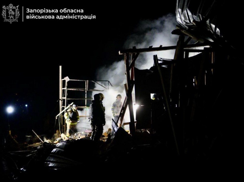 Zaporizhzhia hit overnight: Dozens of homes, school, and cars damaged