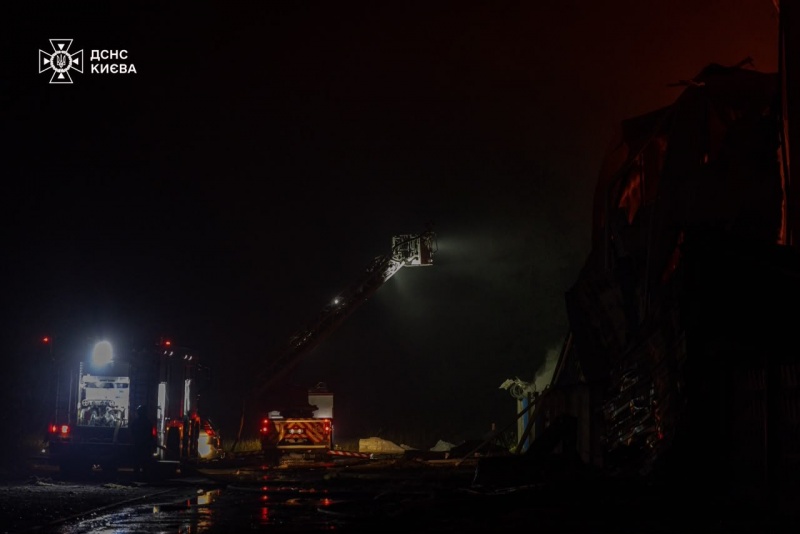 Russian overnight attack damages administrative buildings and trams across Kyiv
