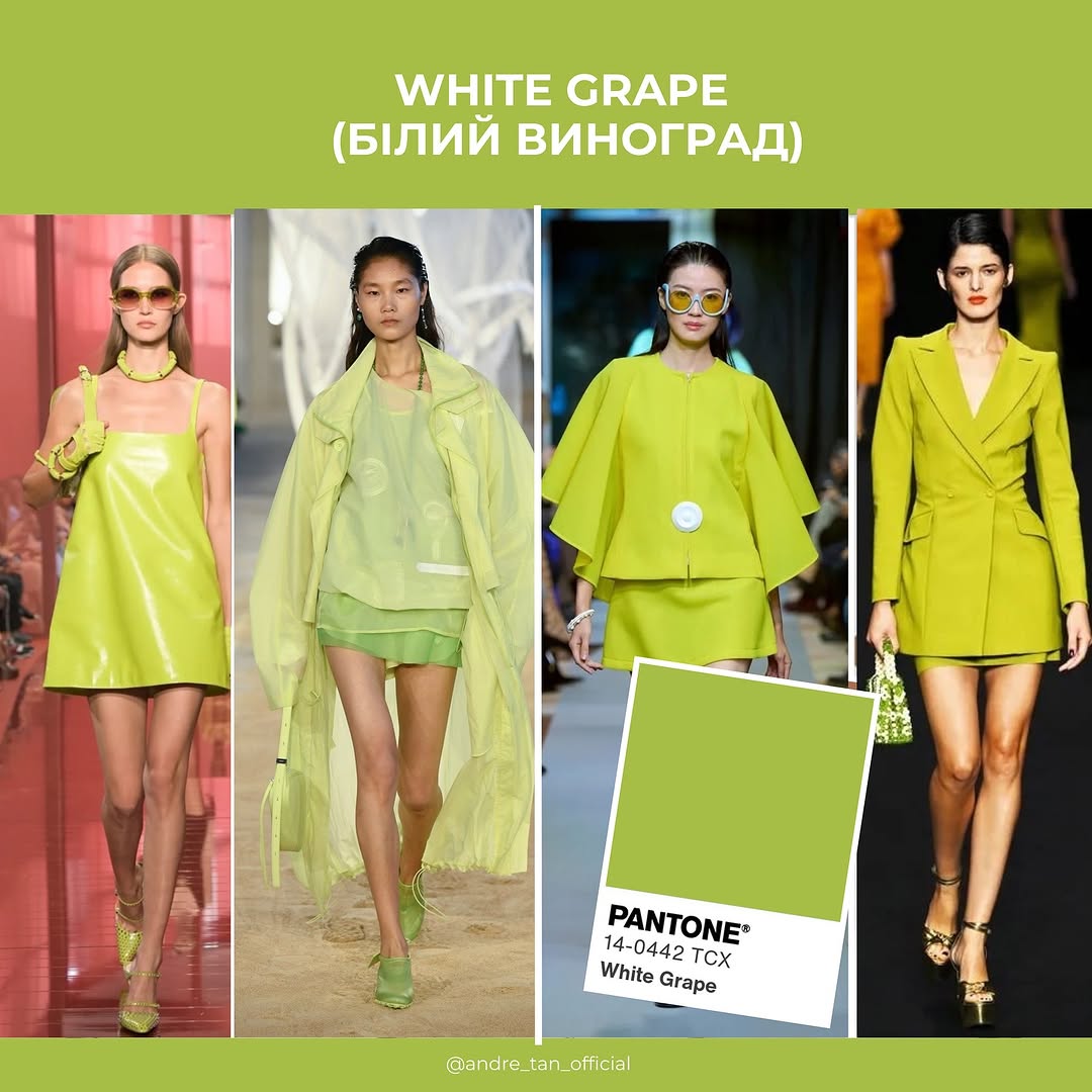 Лаймовий крем і крокус: Андре Тан назвав наймодніші відтінки весни-літа 2025 року