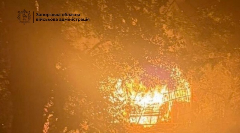 Zaporizhzhia hit by Russian strikes for second night: Civilian homes and infrastructure burn