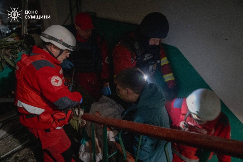 Sumy hit twice: Dozens of homes damaged, children wounded