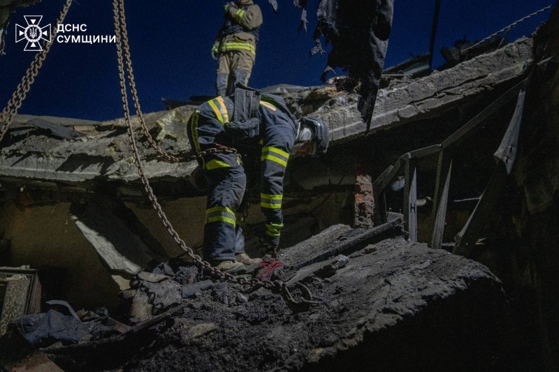 Sumy hit twice: Dozens of homes damaged, children wounded