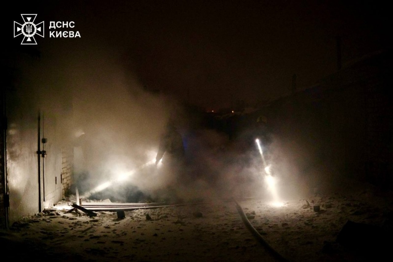 Kyiv hit by Russian strike: First images reveal damaged buildings, daycare, and garages