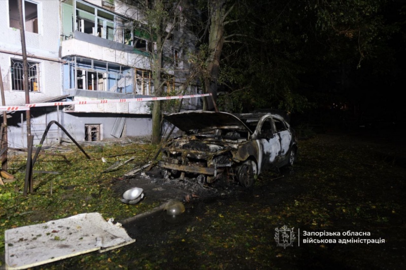 Zaporizhzhia under attack: Plant burns, residents face blackouts and water shortages