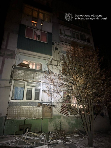 Zaporizhzhia under attack: Vilniansk hit by Russia, houses damaged