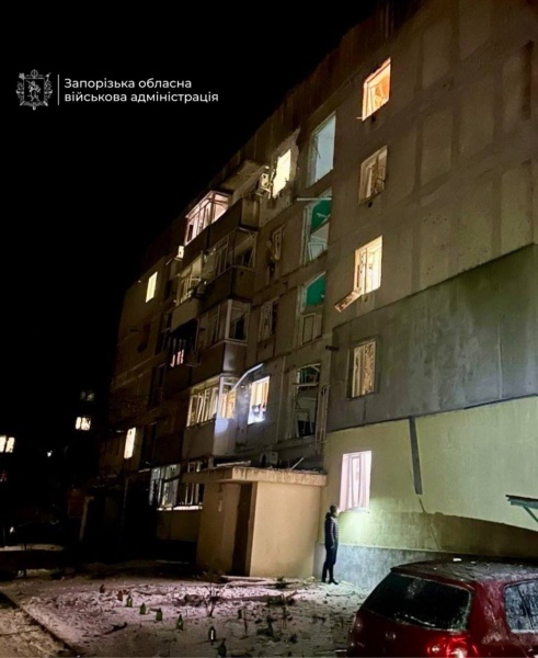 Zaporizhzhia under attack: Vilniansk hit by Russia, houses damaged