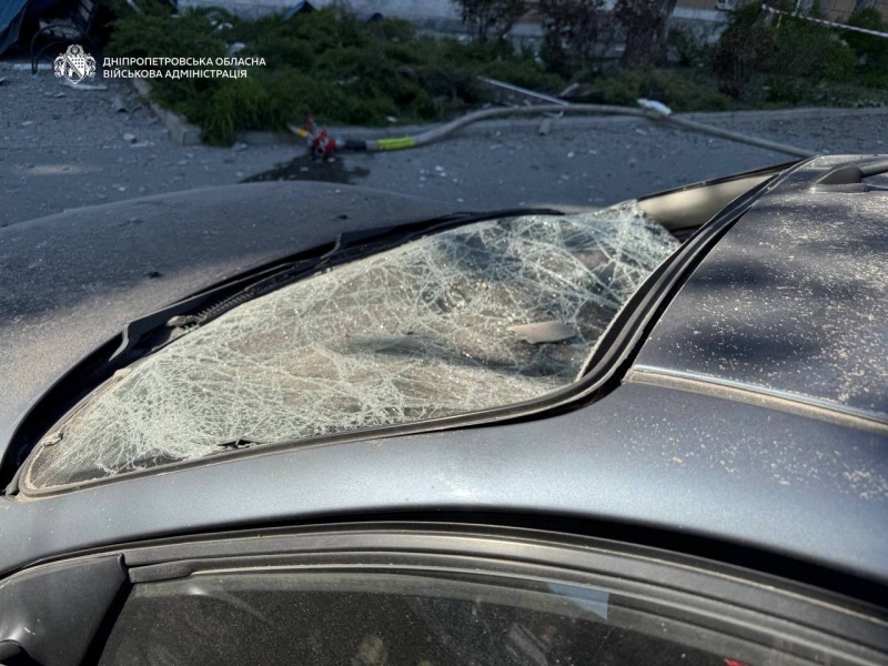 Ukrainian Dnipro under Russian missiles again: Dorm damaged, injuries reported (photos)