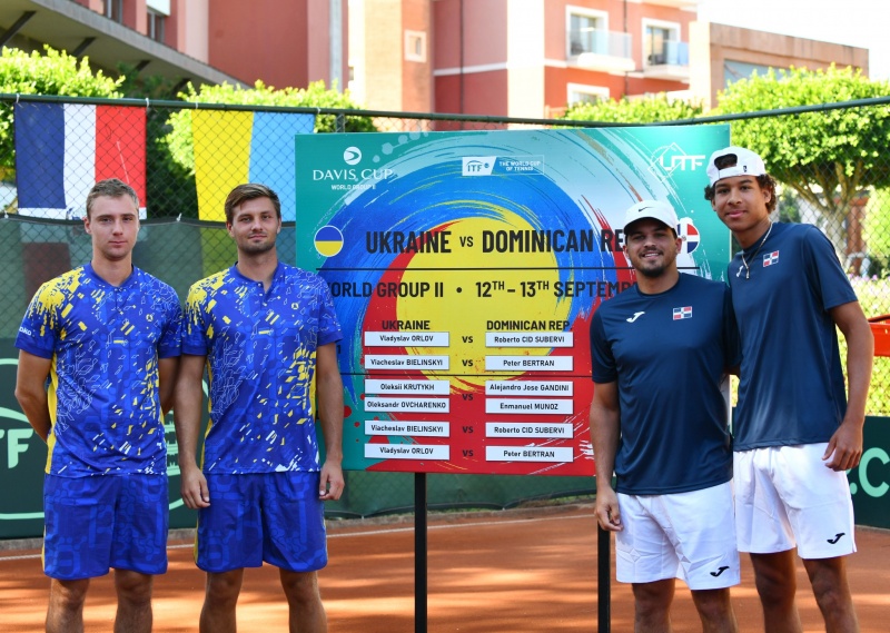 Ukraine set for Davis Cup clash with Dominican Republic in 2025