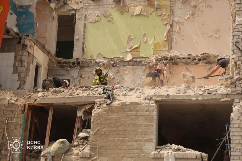 Search operation completed at destroyed high-rise in Kyiv, death toll confirmed