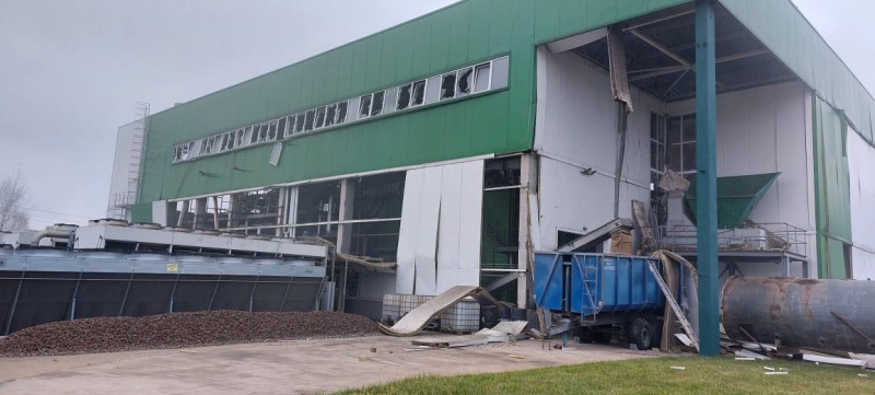 Russia targets Ukraine's landmark biomass plant in overnight drone strike