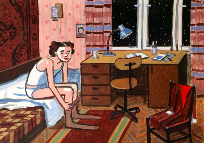 Всплыли рисунки &quot;советской&quot; девочки, показывающие суровую правду об СССР