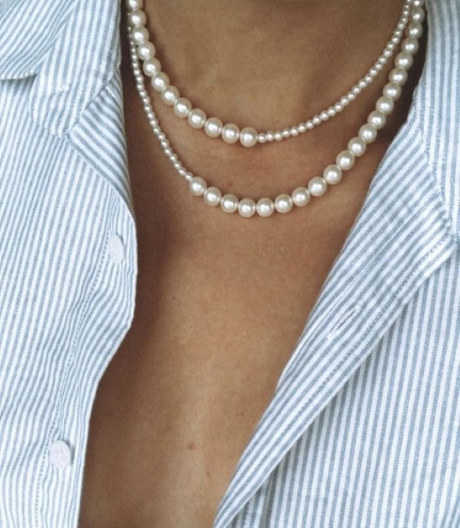 Как носить бусы из жемчуга и с чем их можно соединить