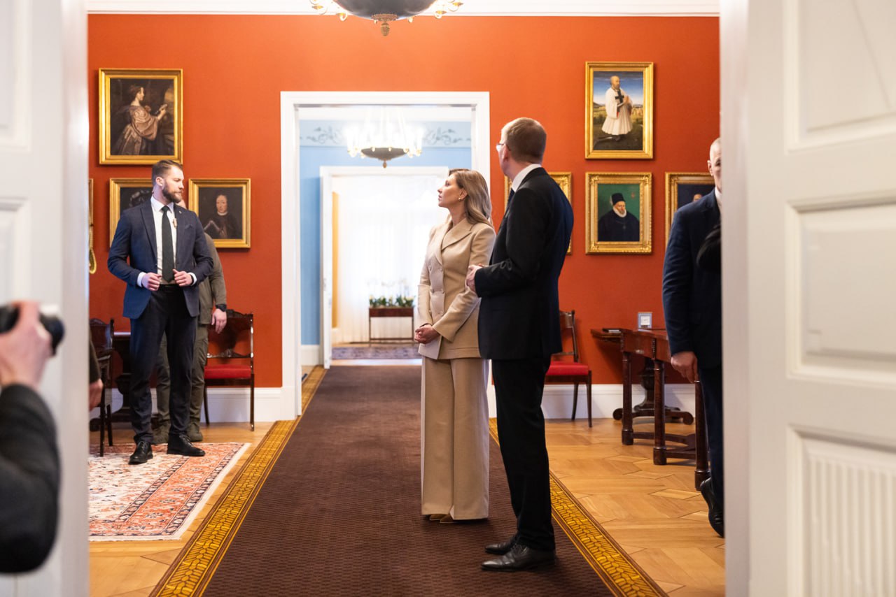 Елена Зеленская покорила президента Латвии нежным образом (фото)