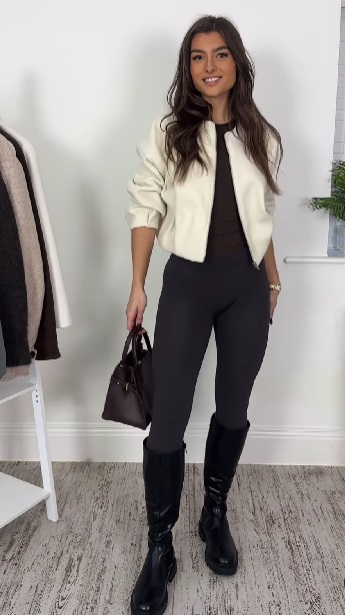 Как носить укороченный пиджак зимой: эти образы точно сделают вас самой модной (видео)