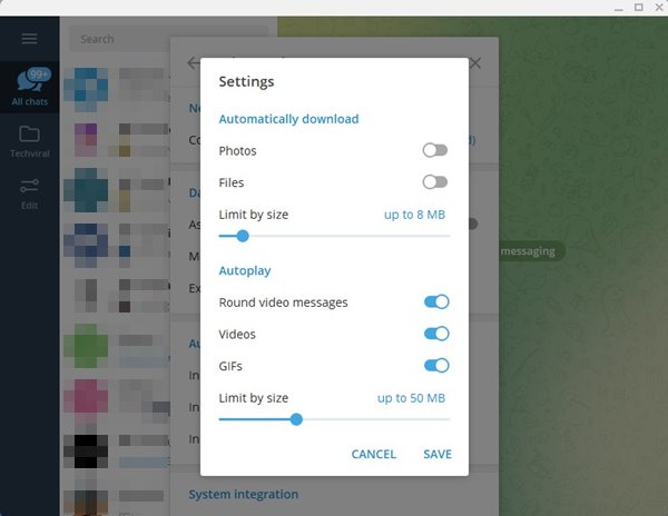 Як заборонити Telegram завантажувати фото та відео автоматично на всіх ваших пристроях