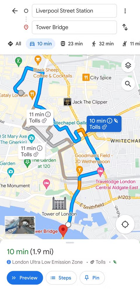 7 фішок Google Maps, які зроблять ваші подорожі простішими