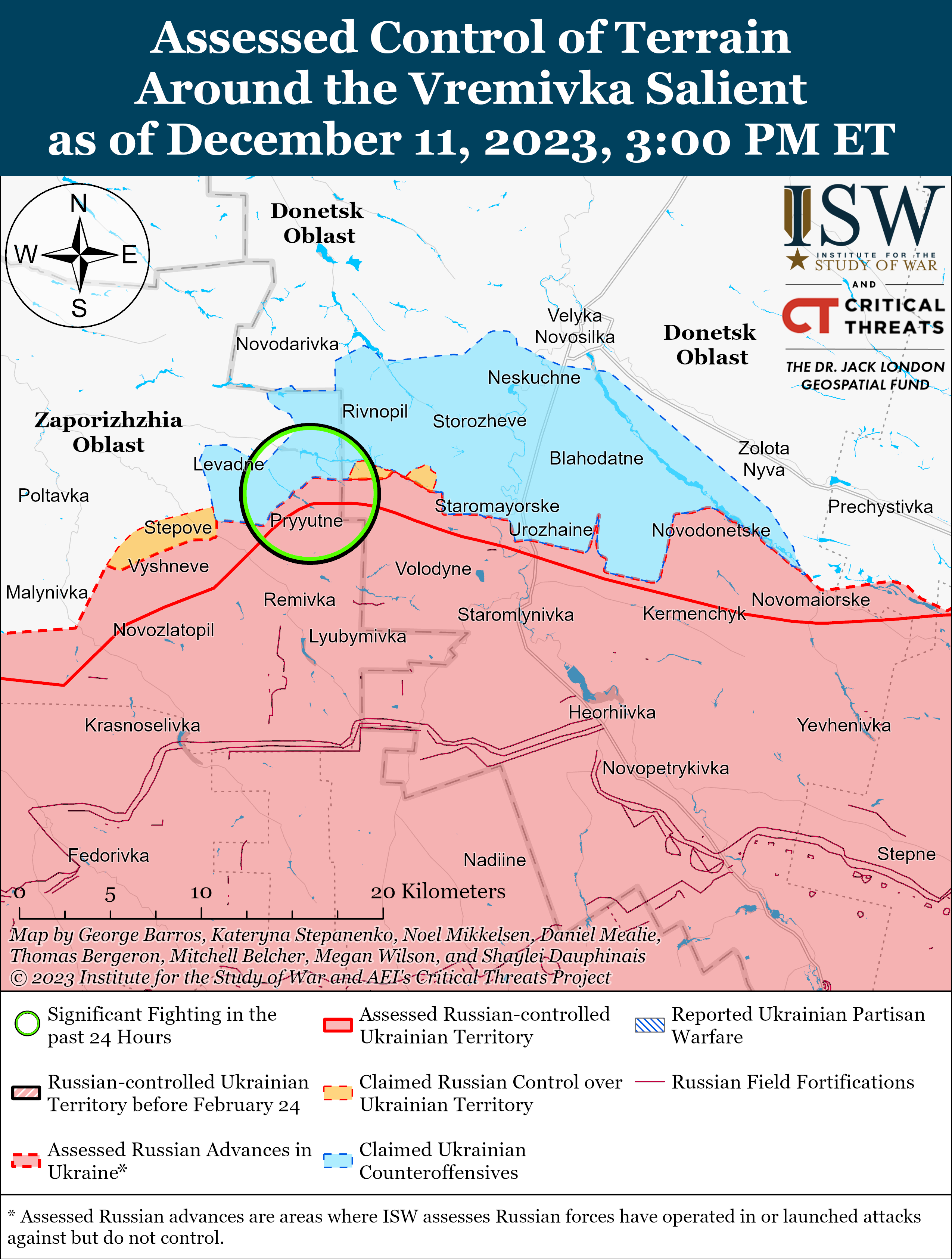 ЗСУ проводили наземні операції на лівому березі Херсонської області: карти ISW
