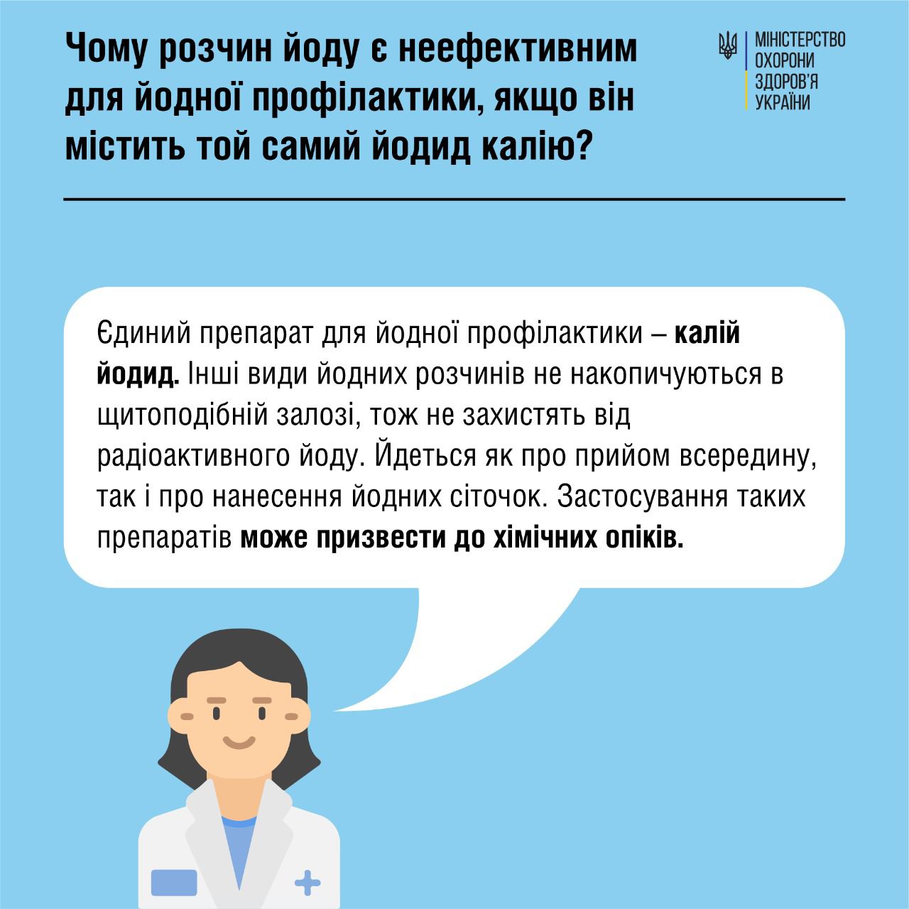 Йодная профилактика в случае радиационной аварии: медики дали ответы на важные вопросы